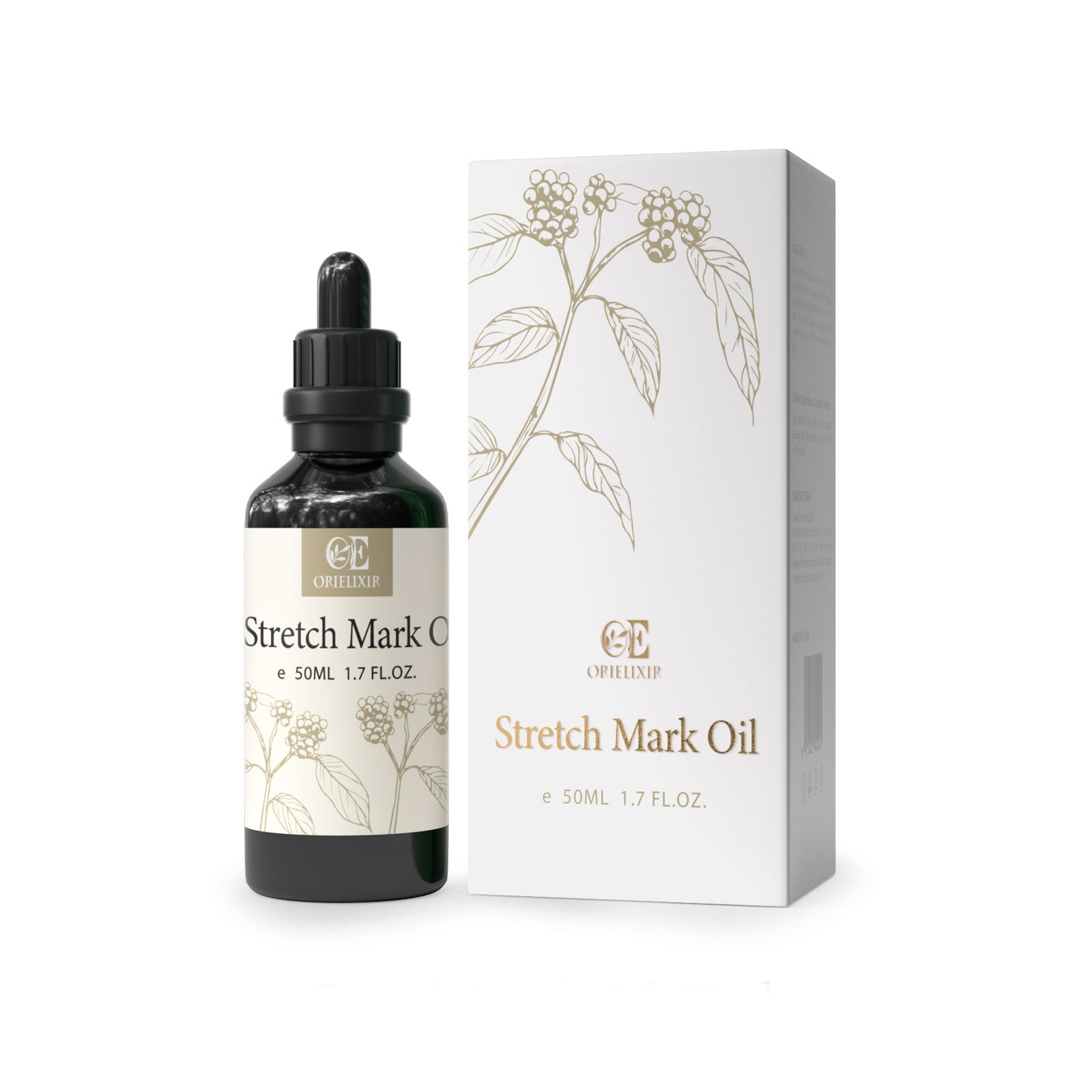 OriElixir Silk Body Oil｜Smooth as Satin, Care for Stretch & Glow – 100% Natural Massage Oil